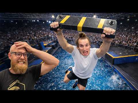 Testing NEW Ninja Warrior Obstacles!