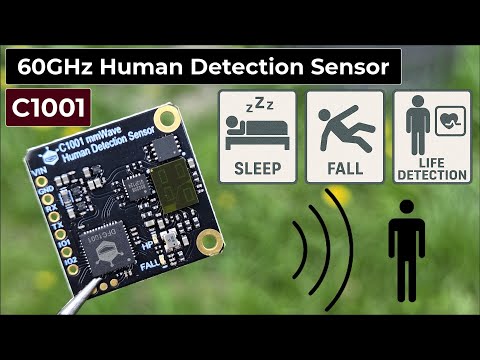 C1001 60GHz mmWave Human Detection Sensor with ESP32 | Sleep, Fall & Life Detection