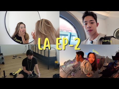 day 3 & 4 in los angeles|waymo|tesla diner|universal studios hollywood|disneyland 🏰 【請開啟CC字幕】