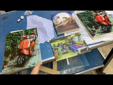 УФ печать на ХОЛСТЕ и КЕРАМИЧЕСКОЙ плитке..