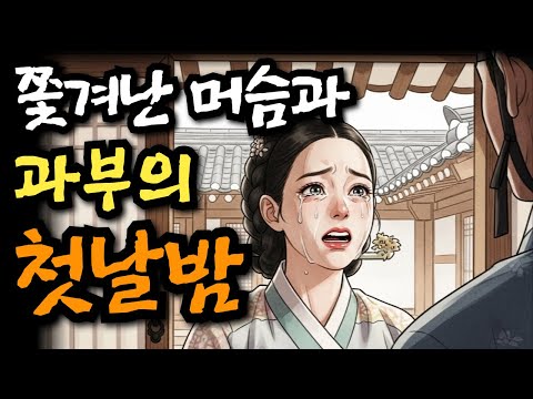 쫓겨난 머슴과 수절과부의 첫날밤 | 야담·민담·전설·설화·옛날이야기·오디오북