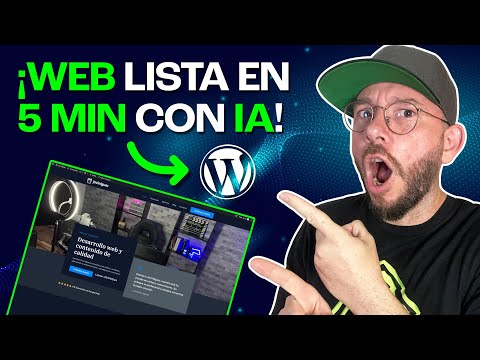 CREA TU WEB en WordPress CON IA en 5 MINUTOS 😱 ¡Sin tocar código! Guía paso a paso | TRUCO FÁCIL
