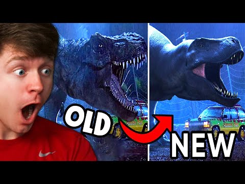 Reacting to ACCURATE DINOSAURS in JURASSIC PARK!