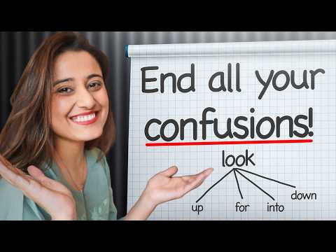 6 "LOOK" Phrasal Verbs: "look up", "look for", "look into"... [Test PDF Included]