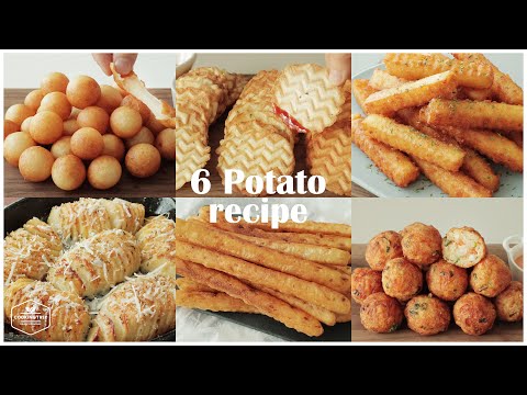 6 Potato Recipe * Easy & Delicious Fried Potato, Potato Stick, Potato Chips, Potato Snack