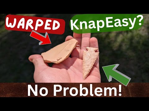 Cupped or warped KnapEasy? No problem at all.