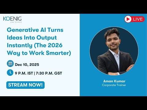 Generative AI Turns Ideas Into Output Instantly (The 2026 Way to Work Smarter)