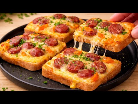 You've never had such a delicious breakfast before – egg toast straight from the oven in 5 minutes!