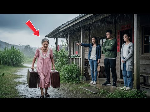 孩子們把 68 歲的母親趕到雨中……接下來發生的事讓他們震驚不已。