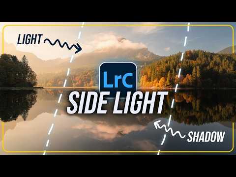 Create DEPTH & ATMOSPHERE with SIDE LIGHT in Lightroom