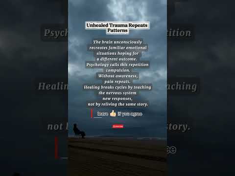 Unhealed Trauma Repeats Patterns #darkpsychology #toxicpeople
