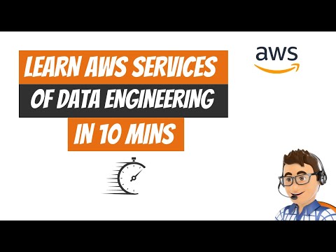 Learn AWS services of data engineering in 10 mins
