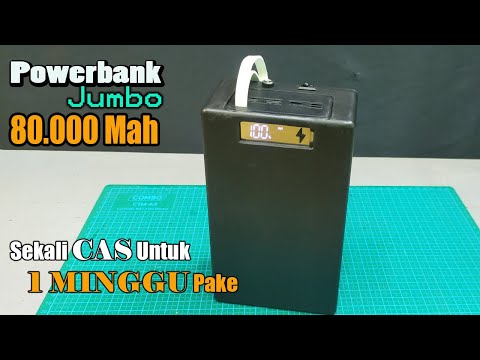 Making 80,000 Mah Power Bank From Used Li Polymer Batteries