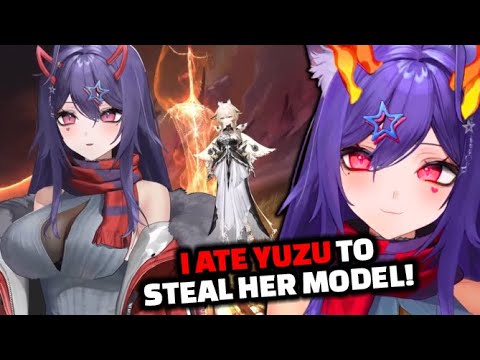 Numi ATE Yuzu and Puppet handled her Model!