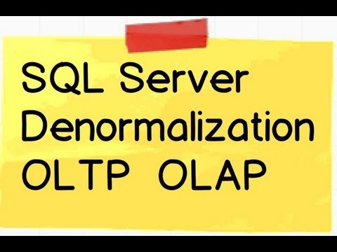 SQL Server training :- When do we apply de-normalization ?(Interview question)