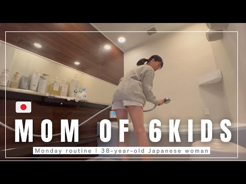【Daily life in Japan】Mom of 6 kids | Monday Routine | 38 years old mom's real life |