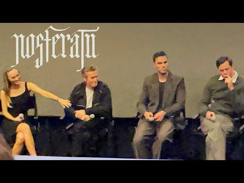 Nosferatu’s Bill Skarsgard, Nicholas Hoult, Willem Dafoe, Lily-Rose Depp & Director Robert Eggers QA