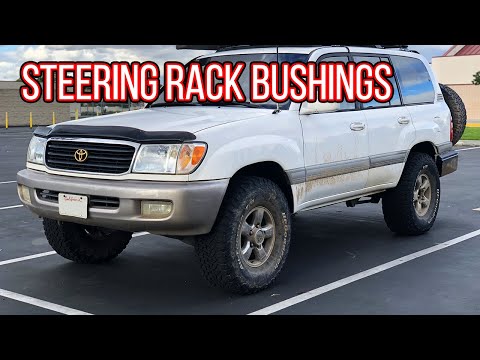 Replacing steering rack bushings on a Land Cruiser 100 Lexus LX470