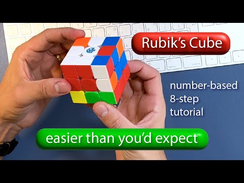 Simple, number Sequence Method for solving the Rubik’s Cube — Hold, Move, Solve