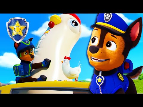 Train Trouble! Chase Saves Everyone from the Chicken Conductor | Chase Official Channel | PAW Patrol