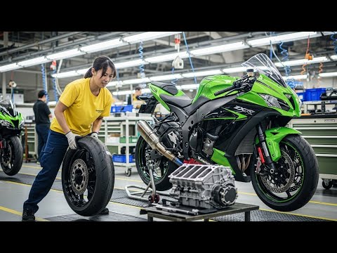 Inside Kawasaki Factory: From Raw Metal To H2R $100 Billion Factory (Full Process)