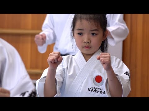 Karate kids basic training! (Aomori, Japan)