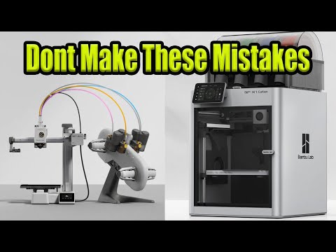 New Bambu Lab Printer Users - Don't Make These Mistakes