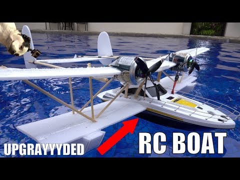 FLYING Walmart RC boat MODS!!!