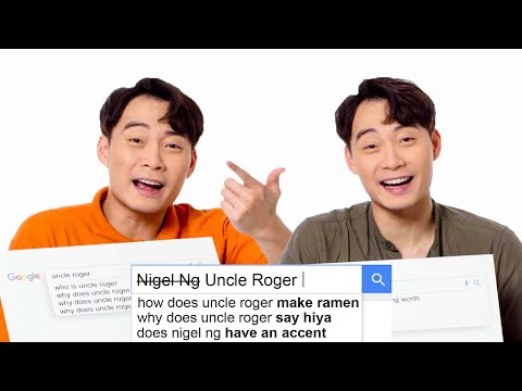 Nigel Ng & Uncle Roger Answer the Web's Most Searched Questions | WIRED
