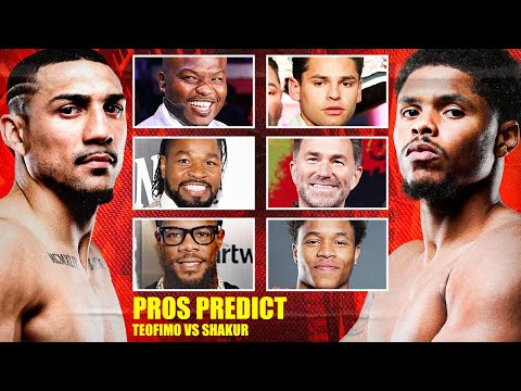 “He’s Getting WHOOPED BAD!” — Pros PREDICT Teofimo vs Shakur (Bradley, Garcia, Hearn & More)