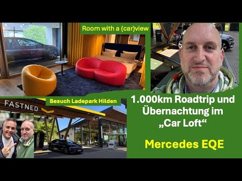 From Düsseldorf to Hamburg without charging - 1,000km road trip with the Mercedes EQE - overnight...