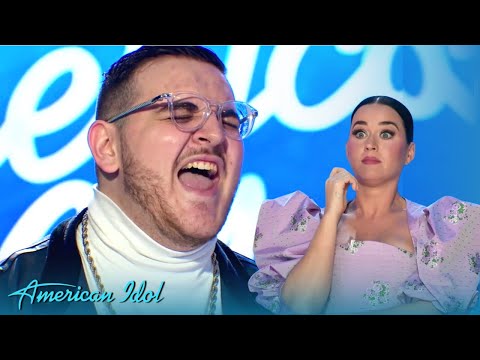 Christian Guardino Excites The Judges With His BIG Voice!