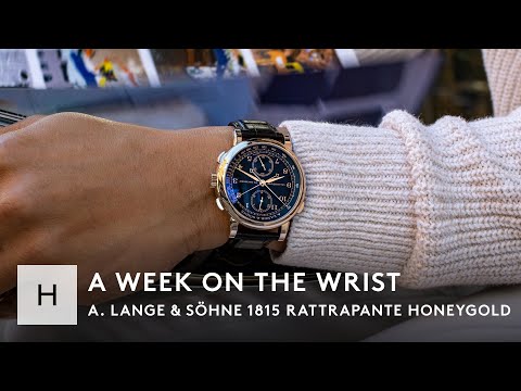 Seven Days With A Grail Watch | A. Lange & Söhne 1815 Rattrapante Honeygold 'Homage to F. A. Lange'