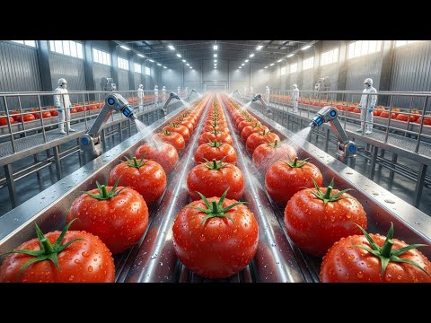 Usine de Ketchup : Des Tomates Fraîches à la Sauce Rouge (Processus Complet)