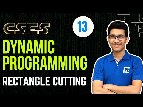 DP-13 Rectangle Cutting | Problem Solving | Competitive Programming | DSA | CSES