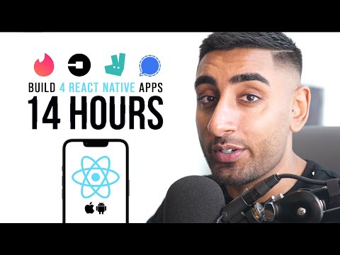 React Native Crash Course for Beginners - Build 4 Apps in 14 Hours (Redux, Tailwind + More)