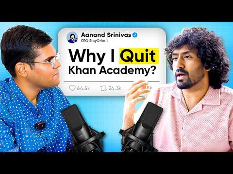 Indian Schools will be replaced by…Future of Education Ft. Aanand Srinivas Founder of @StayQrious