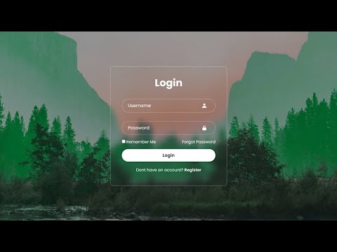 Create a Stylish Login Form Using HTML and CSS - Step-by-Step Tutorial