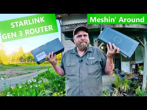 Starlink Gen 3 WiFi Router and Mesh Network Test - How far can it reach?