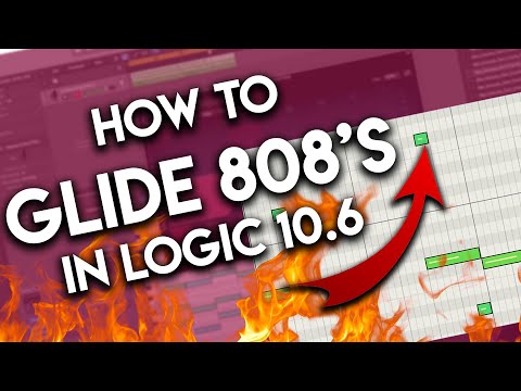 How to glide 808s in Logic Pro 10.6