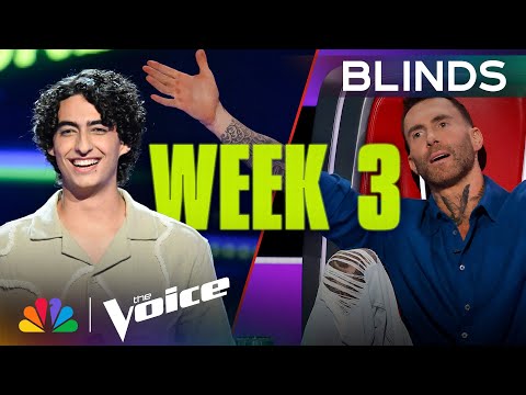 STUNNING Blind Auditions from Week 3 | The Voice | NBC