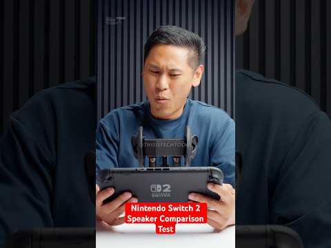Nintendo Switch 2 Speaker Comparison with the Original Nintendo Switch