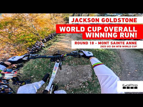 GoPro: Jackson Goldstone Wins the World Cup Overall - WINNING RUN! - MSA - '25 UCI DH MTB World Cup
