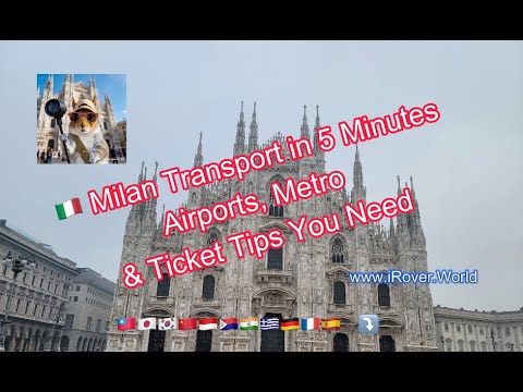 🇮🇹 Milan Transport in 5 MinutesAirports, Metro & Ticket Tips You Need #irover #travel #milan