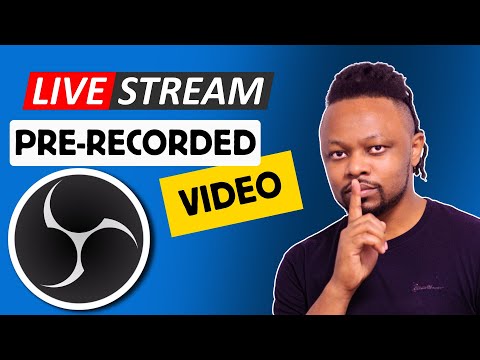 How to Live Stream Pre-Recorded Videos with OBS (Step-by-Step Guide)