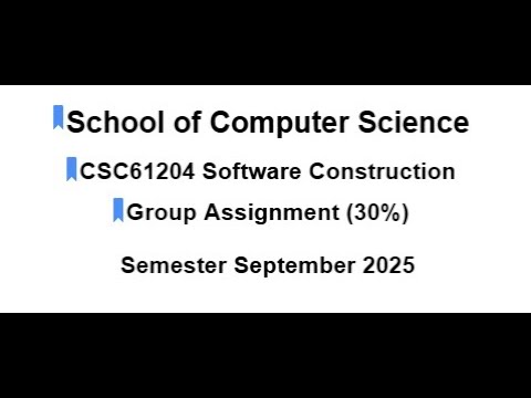 SC Group Assignment Short Form Video