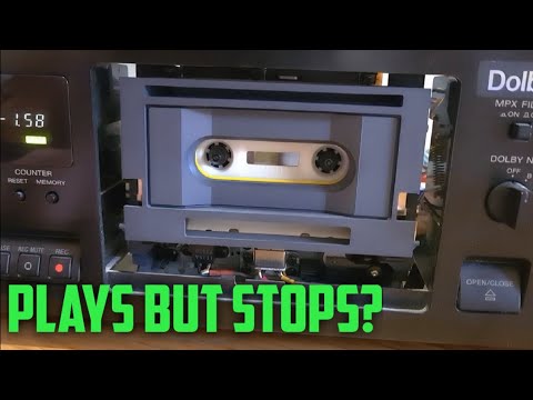 Sony TC-K611S Three Head Cassette Deck - Rotary Encoder Repair / Belts