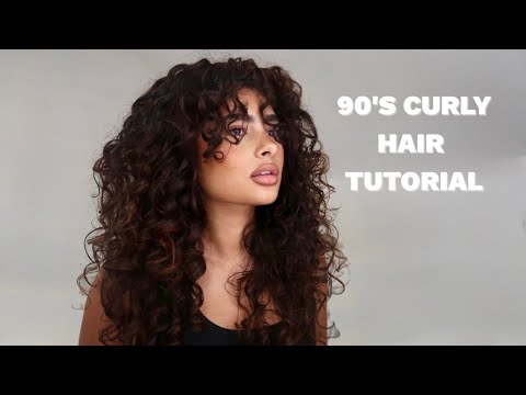 90s Curlyhair Tutorial (TikTok Viral)