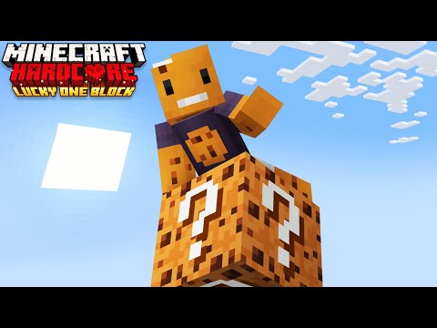 I Survived 100 Days on a COOKIE LUCKY BLOCK in Minecraft Hardcore