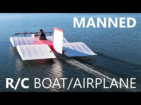 Human Carrying 6 Meter R/C Ekranoplan  (RCTestFlight Collaboration)